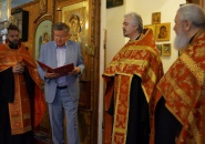 Благочинный Киришского района протоиерей Николай Муравлев отметил 50-летний юбилей